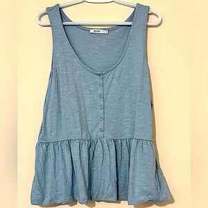 Rickis Light Blue Tank Top, Size L